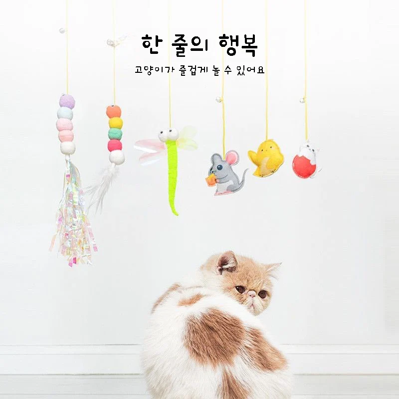 【3+3특가】걸이식고양이장난감/고양이흔들이장난감/고양이스스로놀이가능