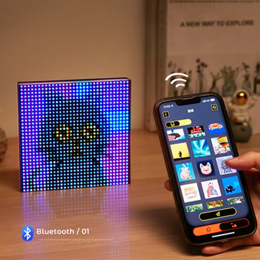 아이픽셀 DIY 애니메이션 픽셀 LED 앱제어 스마트 스크린 보드